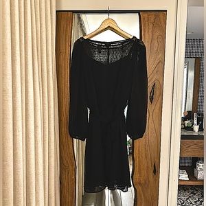 Ann Taylor Mesh Overlay Dress